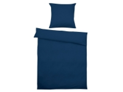 Setex Feinbiber Bettwäsche Uni dunkelblau 29.99 €