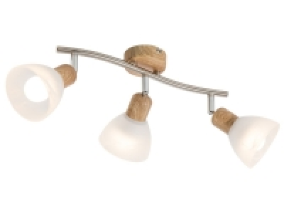 Nino Leuchten LED-Deckenleuchte »DAYTONA«, 3 Watt, 3-flammig, holzfarb