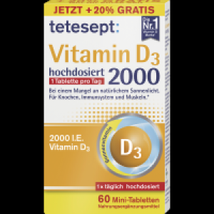 Tetesept Vitamin D3 2000 hochdosiert