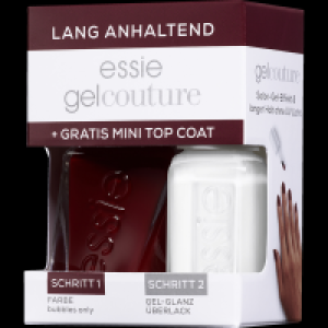 Essie Nagellack Gel Couture 345 Bubbles Only + Nagellack Gel Couture Top Coa