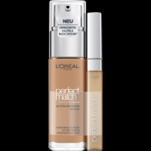 Rossmann Loréal Paris Perfect Match-Set: Make-Up 7.D/7.W + Concealer 4.N