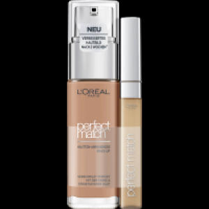 Loréal Paris Perfect Match-Set: Make-Up 5.D/5.W + Concealer 3.N