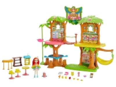 Lidl Enchantimals Enchantimals Spielset »Dschungelwald-Café«, mit 7 Spielbereichen, ab 4