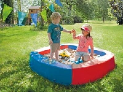 Twipsolino Sandkasten, 2-farbig, 150 cm Durchmesser, mit Abdeckplane,  69.99 €