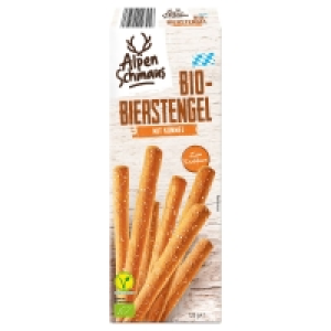 Aldi Süd  ALPENSCHMAUS Bio-Bierstengel 125 g