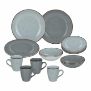 Tafelservice - hellgrau-grau - 16-teilig 39.00 €
