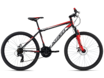 KS Cycling Hardtail MTB 26 Zoll Xtinct grau-rot