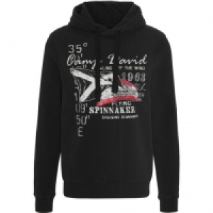 Karstadt  Camp David Hoodie, Print, Tunnelzug, Rippbündchen, für Herren