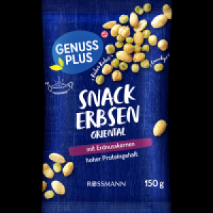 Rossmann Genuss Plus Erbsen Snack Oriental