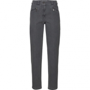 Zerres Jeans Mona, Modern Fit, Zipper Taschen,unifarben, für Damen