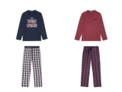 LIVERGY® Herren Pyjama, mit Baumwolle 8.99 €
