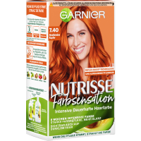 Rossmann Garnier Nutrisse Farbsensation Intensive Dauerhafte Haarfarbe 7.40 Strahlendes Kupfer