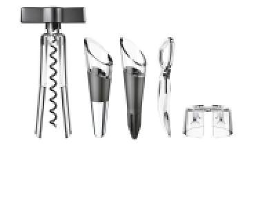 BODUM Bar Set 5tl. Inkl. Korkenzieher, Folienschneider, Stopfen, Weina 9.99 €