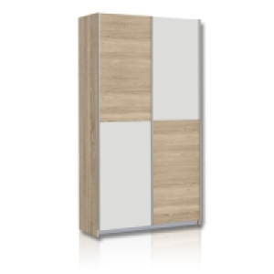 Mehrzweckschrank - Sonoma Eiche-weiß - 120 cm breit