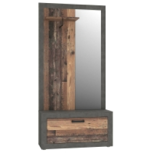 Roller  Garderobe - Old Wood Vintage - Beton - 93 cm