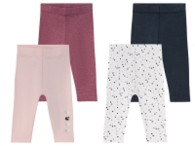 LUPILU® Baby Leggings Mädchen, 2 Stück, mit Baumwolle 2.99 €