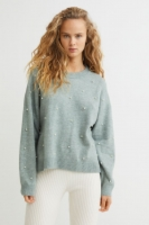 Pullover mit Perlen 11.99 €