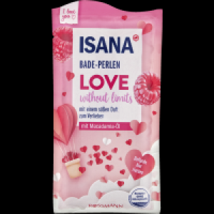 Rossmann Isana Bade-Perlen Love Without Limits