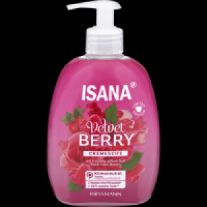 Rossmann Isana Cremeseife Velvet Berry Spender