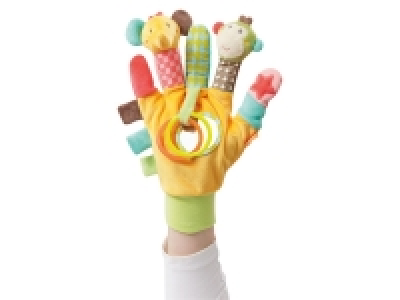 Fehn Spielhandschuh »Safari«, Fingerpuppenhandschuh mit Rassel, Spiege 9.77 €