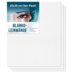 Blanko-Leinwände
