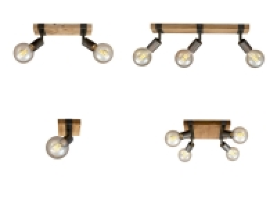 Briloner Wand- Deckenleuchte Vintage Holz, verschiedene Ausführungen 34.91 €