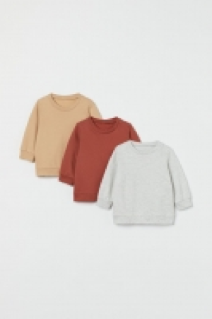 3 Sweatshirts aus Baumwolle 15.99 €