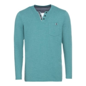 Herren-Shirt mit Henley-Kragen 7.99 €