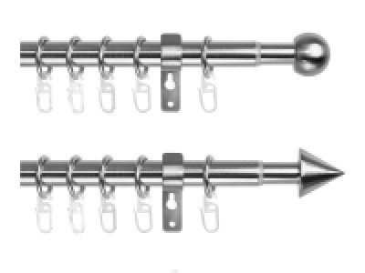 Lichtblick Gardinenstange, ausziehbar 120 - 230 cm 20.33 €