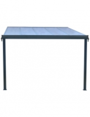 Terrassenüberdachung, Breite: 312 cm, Dach: Polycarbonat (PC), anthraz