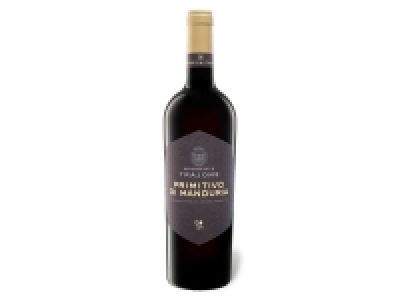 Lidl  Masseria Trajone Primitivo di Manduria DOC halbtrocken, Rotwein 2019