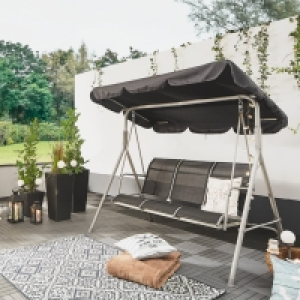 Gardiola Hollywoodschaukel - schwarz - 170 cm breit 149.00 €