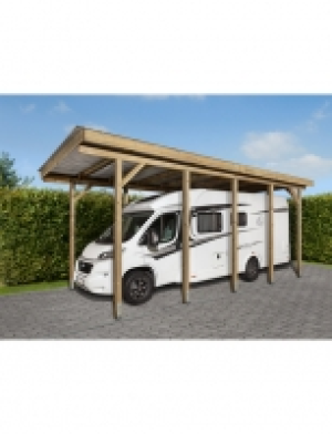 Carport »Bremen 2«, Außenmaß BxT: 294 x 657 cm, braun
