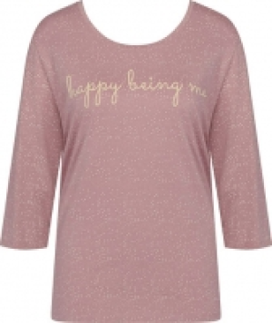 Triumph Lounge-Me Cotton Shirt, Rundhals, Print, 3/4-Arm für Damen