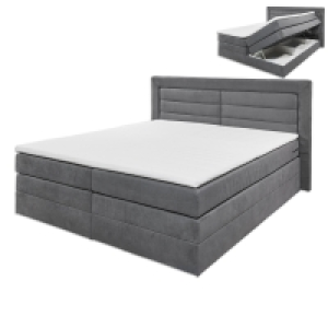 Roller  Boxspringbett - grau - H2 - 180x200 cm