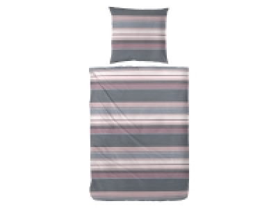 Primera Feinbiberbettwäsche Gestreift Rot 18.99 €