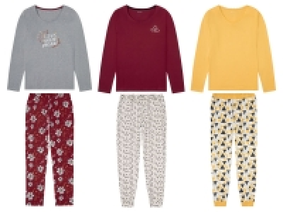 ESMARA&reg; Damen Pyjama, mit Baumwolle 9.99&nbsp;&euro;