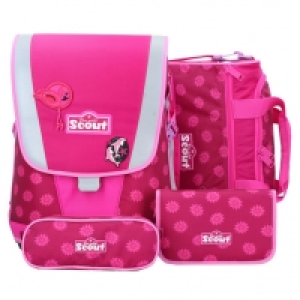 Scout Schulranzen Set Ultra Pink Daisy, 4-teilig