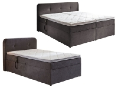 Lidl Sun Garden SUN GARDEN Boxspringbett »Hobart«, motorische Verstellung, mit Kopftei