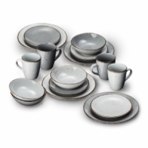 Tafelservice - hellgrau-grau - 16-teilig 49.00 €