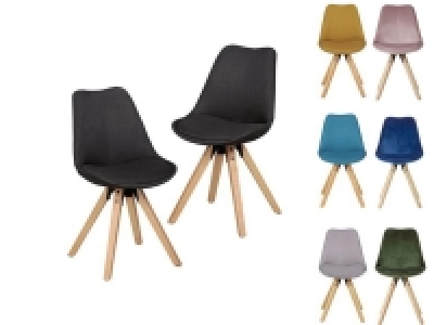 Wohnling Esszimmerstuhl »Skandi«, 2 Stück, Retro-Design, Holzbeine, An 159.00 €