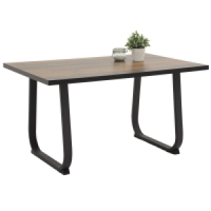 Esstisch - Old Wood Vintage-schwarz - 140x90 cm