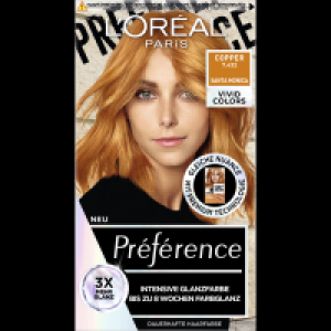 Rossmann Loréal Paris Préférence Dauerhafte Haarfarbe Vivid Colors Copper 7.432 Santa Monica