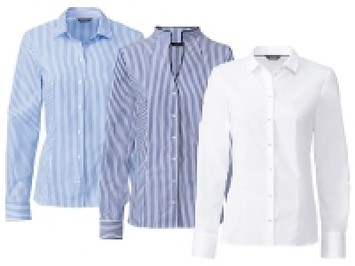 ESMARA® Bluse, feminin tailliert, bügelfrei, aus reiner Baumwolle 6.99 €