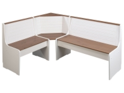 Inter Link Eckbank »Westerland« aus Massivholz, weiß/braun 167.36 €