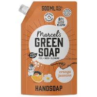 Rossmann Marcels Green Soap Handseife Orange & Jasmin Nachfüllbeutel