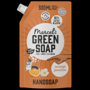 Marcels Green Soap Handseife Orange & Jasmin Nachfüllbeutel