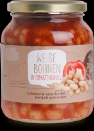 nur puur Weiße Bohnen in Tomatensauce 1.27 €