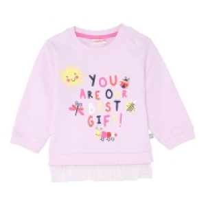 Baby-Mädchen-Sweatshirt mit schickem Frontaufdruck 5.09 €