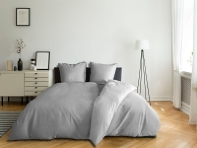 Castell Satin Bettwäsche »Uni Melange«, 135x200 cm oder 155x220 cm, au 19.99 €
